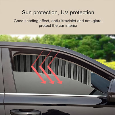 Car Window Curtains - Sun Shade Heat Protection - 4 Pcs Set - second image