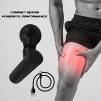 Black Mini Pocket Size Vibrator Full Body Massager Cordless One Button Operation For Body Pain  Relaxation - LootFaat