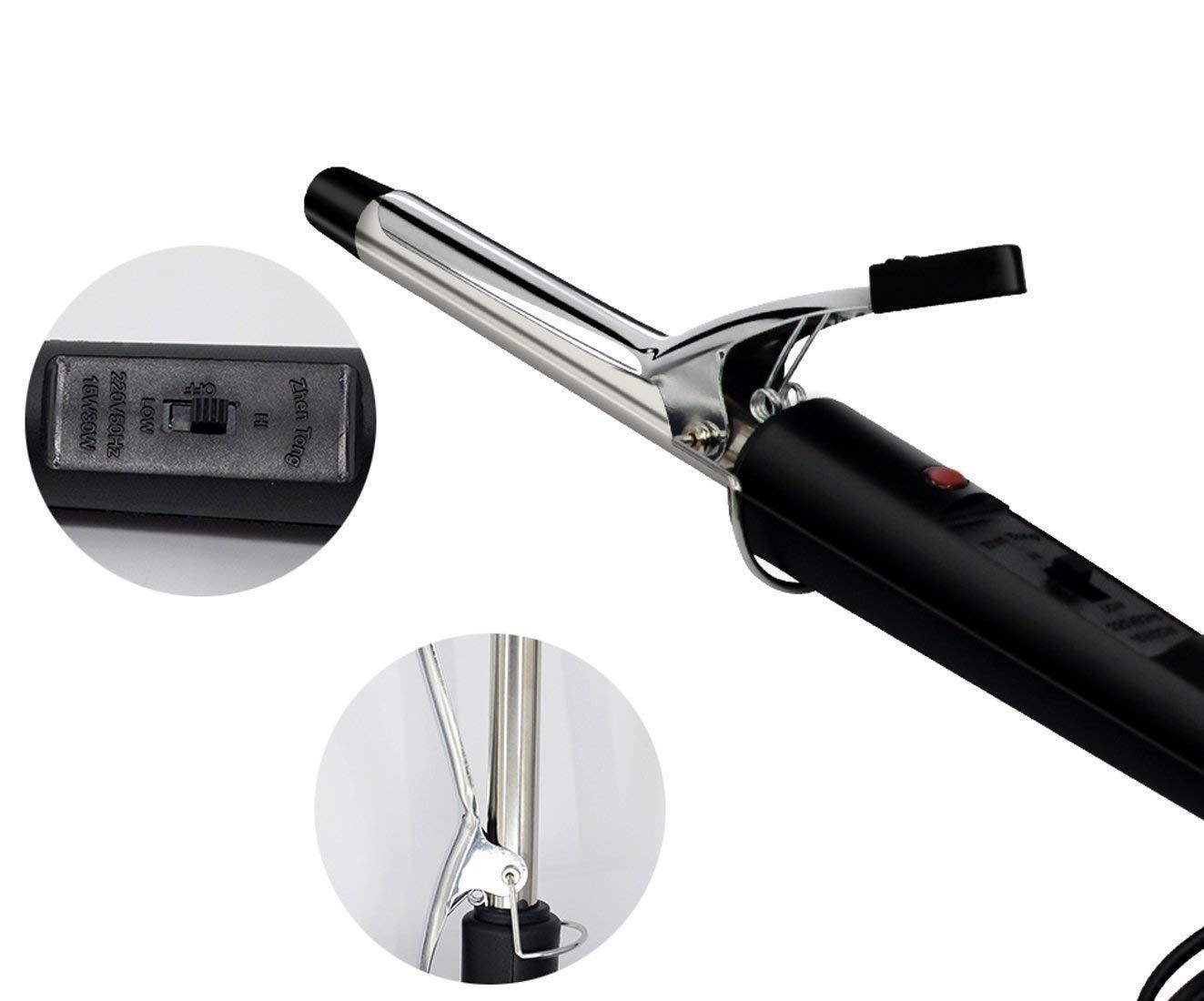 Hair Curling Iron Rod For Women (Black) - LootFaat