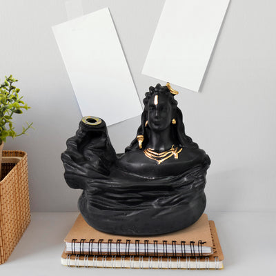 Adiyogi Shiva Backflow Smoke Fountain Incense Holder Burner (1 Pc) - second image