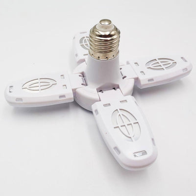 28W Foldable LED Fan Blade Bulb - E27 Base - second image