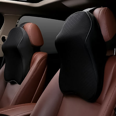 Car Neck Pillow - Memory Foam Headrest for Driving Comfort - second image