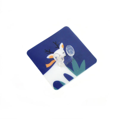 Self-adhesive Wall Hook  Drill-free Waterproof  Oil-proof For Toothbrush Socket (1 Pc) - second image