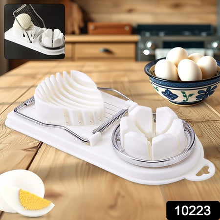 2 In 1 Egg Slicer Egg Cutter For Hard Boiled Eggs - LootFaat