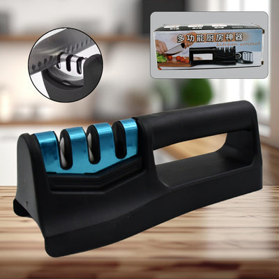 9-in-1 Knife Sharpener & Vegetable Chopper - Kitchen Tool