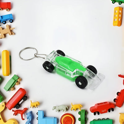 LED Car Keychain with Flashing Light & On/Off Button (1 Pc) - second image