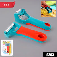 4-in-1 Multi-functional Vegetable  Fruit Peeler (1 Pc)