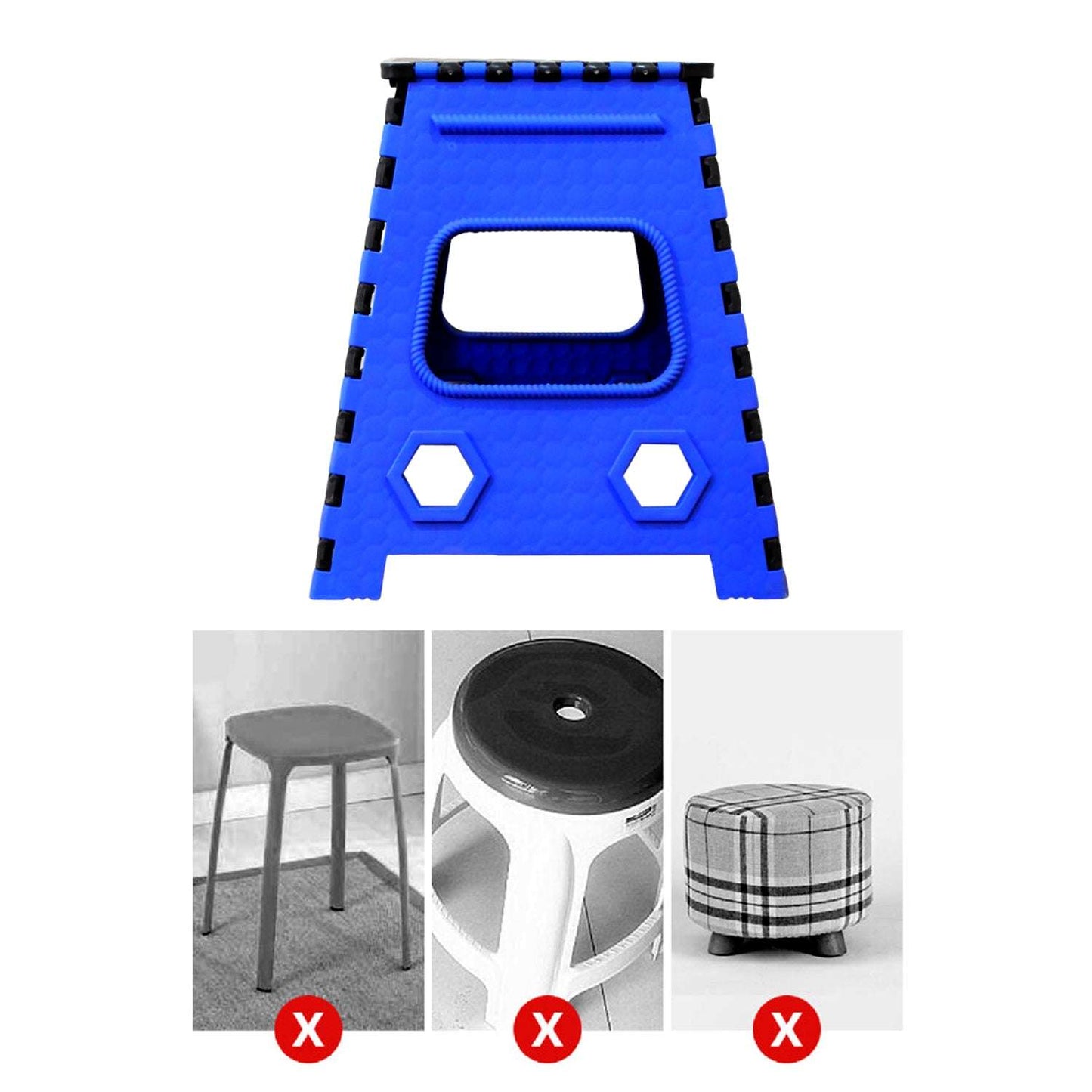 Plastic Pick And Move Strong Step Stool Table 18 Inch - LootFaat