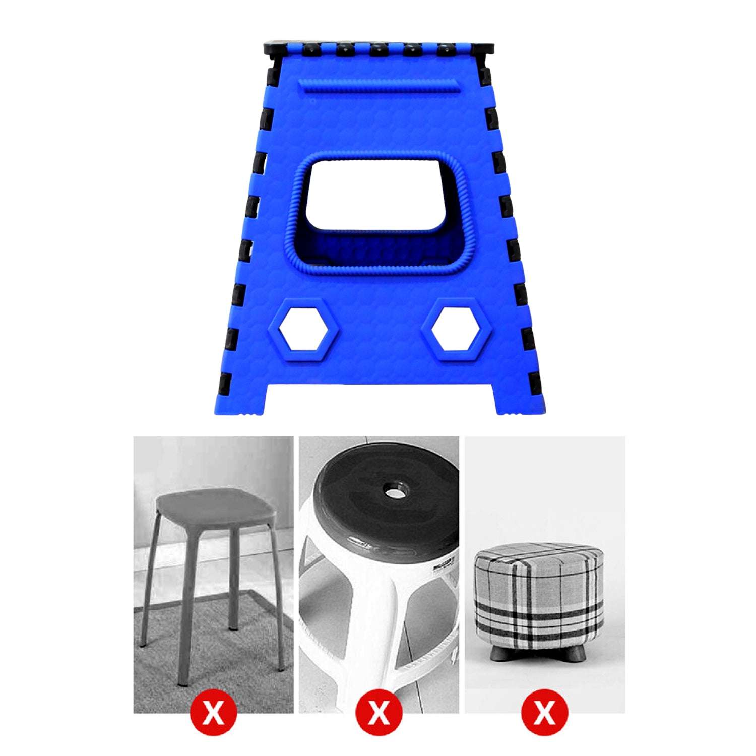 Plastic Pick And Move Strong Step Stool Table 18 Inch - LootFaat