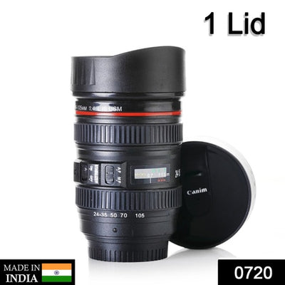 Camera Lens Coffee Mug with Lid - 350ml
