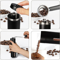 Portable Stainless Steel Manual Coffee Grinder (1 Pc) - LootFaat