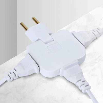 3-in-1 Foldable Wall Plug Adapter - Space Saving Outlet Converter - second image