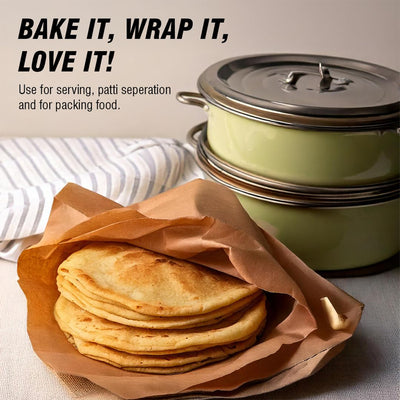 Freshee Natures Brown Non-stick Food Paper 18 Meter + 2 Meter Free (Total 20 Meter) - second image