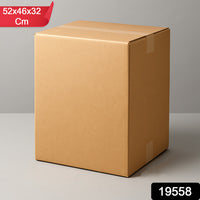 Heavy-duty Brown Box For Product Packing ( 52x46x32 Cm  1 Pc)