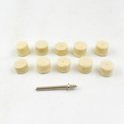 Rotary Tool Accessory Wool Felt Polishing Pad Felt (11 Pcs Set) - second image