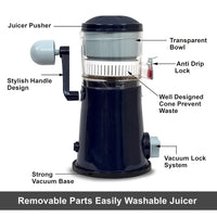 Ritu Rapid Hand Juicer: Manual Fruit & Vegetable Juice Extractor
