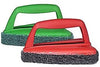 Bathroom Brush With Abrasive Scrubber For Superior Tile Cleaning