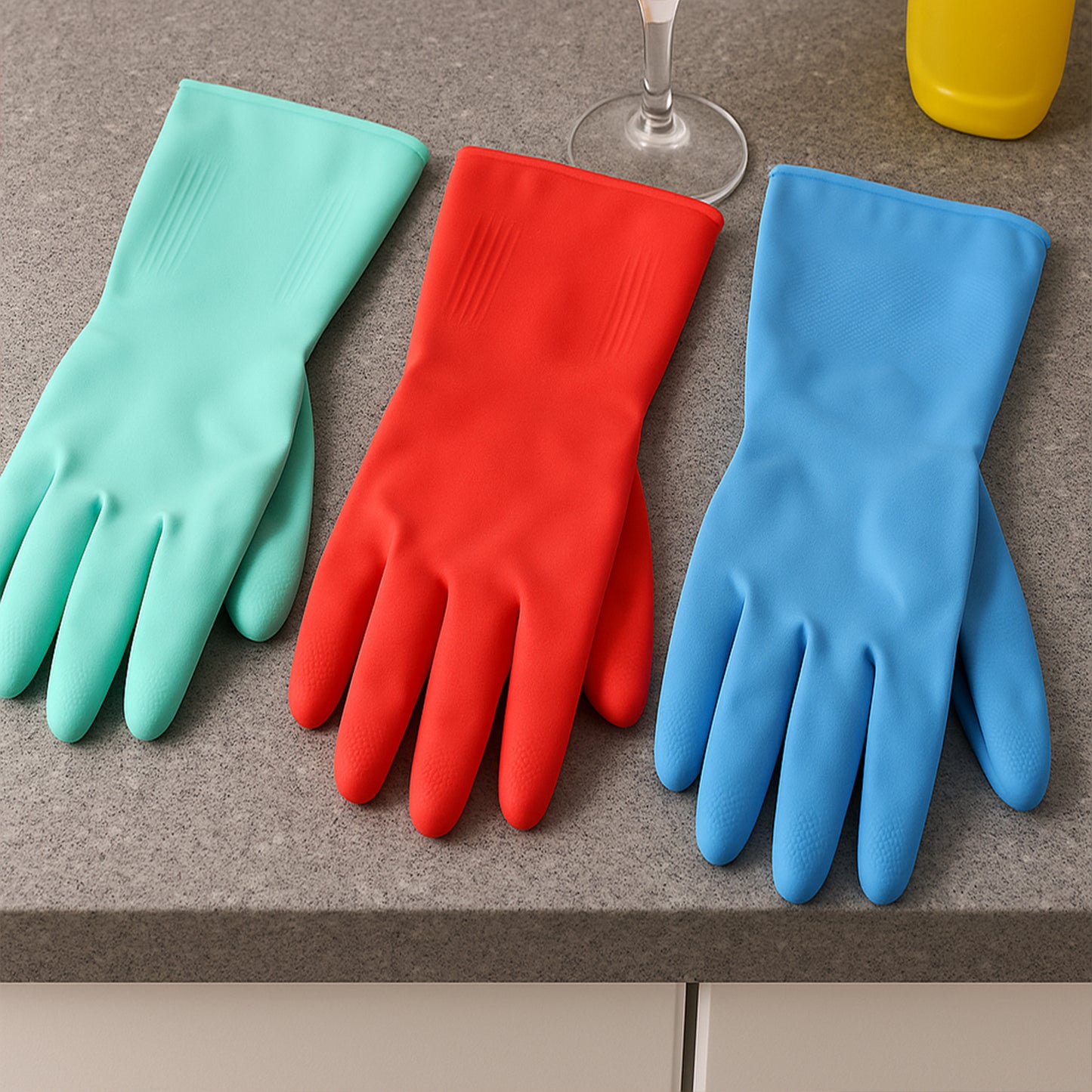 Premium Long Cuff Multipurpose Rubber - Anti-Slip & Washable - Best Quality & Value