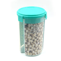 3 In 1 Transparent Air Tight Storage Dispenser Container (With Color Box) - LootFaat