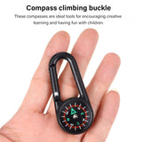 Clip Snap Hook Mini Compass (1 Pc / Mix Design)