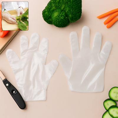 Eco-friendly Kitchen Hand Gloves Disposal Hand Gloves Free Size (100 Pc) - second image