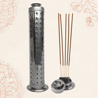 Stainless Steel Agarbatti Stand For Puja (1 Pc) - LootFaat
