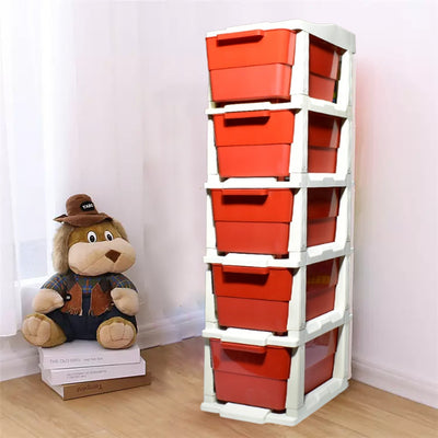 Multi-purpose Anti-slip 5 Layer Modular Drawer Storage System - second image