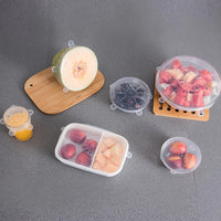 12 Peace Reusable Stretch Lids Set With 2 Storage Pouches  Flexible Food Cover Lids Home & Kitchen detail view 4