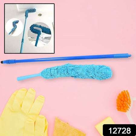 Long Handle Dust Cleaning Brush Adjustable Microfiber Dust Brush Foldable Home Appliances Ceiling Cleaner Latest Home Improvement Products - LootFaat