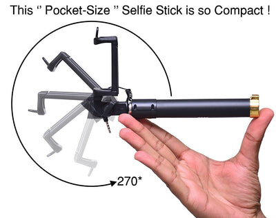 Selfie Stick Tripod with Wireless Remote - Universal Phone Holder - second image