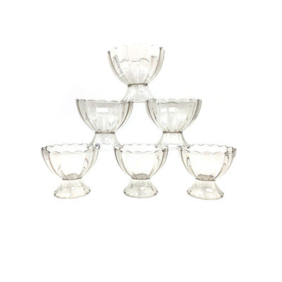 Serving Dessert Bowl Ice Cream Salad Fruit Bowl - 6pcs Serving Dessert Bowl Ice Cream Salad Fruit Bowl - 6pcs - second image