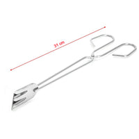 31cm Multi Functional Metal Bbq Clip Tongs Clamp For Garbage Charcoal Serving Tools - LootFaat