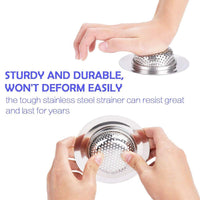 4748 Stainless Steel Sinkwash Basin Drain Strainer (1pc Only)
