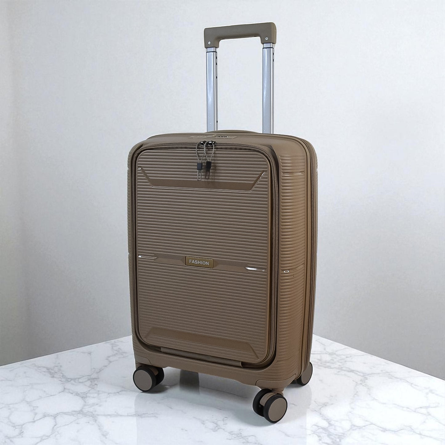 3-Piece Hardshell Luggage Set with Spinner Wheels - Mixed Color