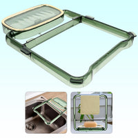 2-in-1 Self-adhesive Towel Hanger  Soap Holder Stand (1 Pc)