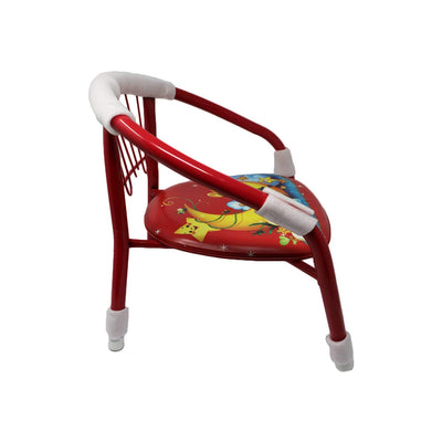 1257 Multicolor Cartoon Design Baby Chair With Metal Backrest Frame  Sound Seated Soft Cushion For Kids  Toddlers (Moq - 4 Pcs) - second image