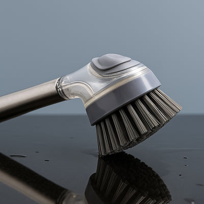 5939 Cleaning Brushes Set Scrub Brush Bathroom Brush Long Handle Liquid Dispenser Pot Washing Brush - second image