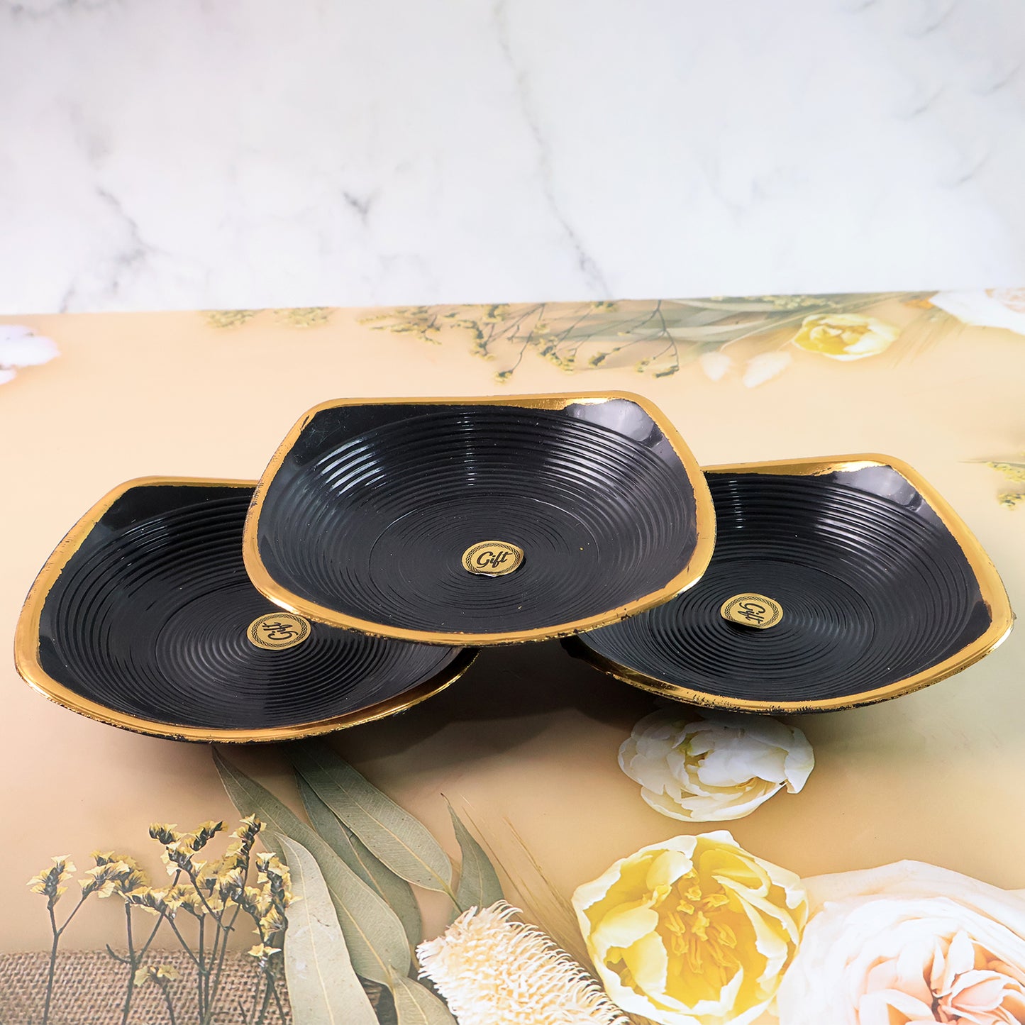 8237 Sweet Buzz Ceramic Tea  Cups  Mug Set With Seashell Shape Serving Bowl Milk Cup Coffee Cup Tea Cup Breakfast Cup Drinking Mug Or Outdoor For Household Gift For Birthday Wedding Party (8 Pcs Set)