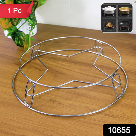 Heavy Duty Stainless Steel Gas Stove Stand (1 Pc)