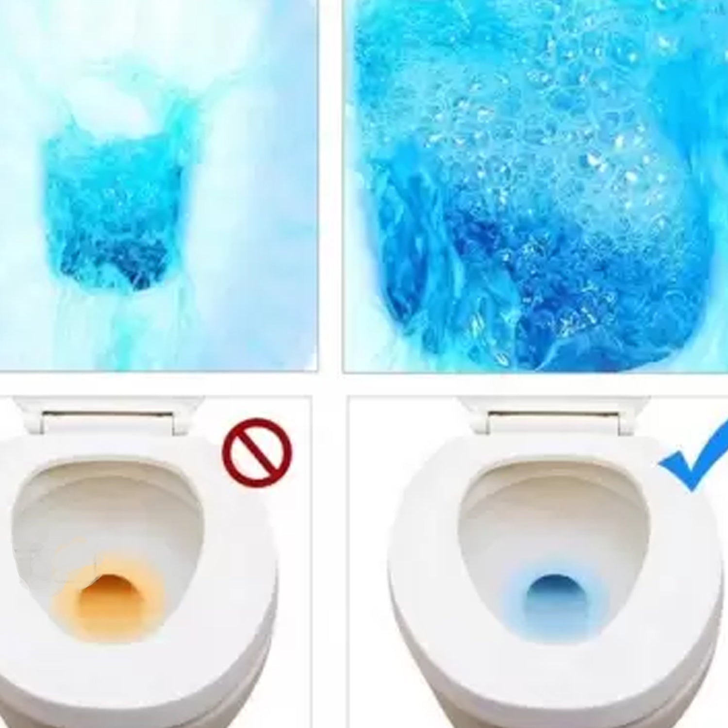 Toilet Cleaner Flush Tab Ocean Blue 100 Gram - LootFaat