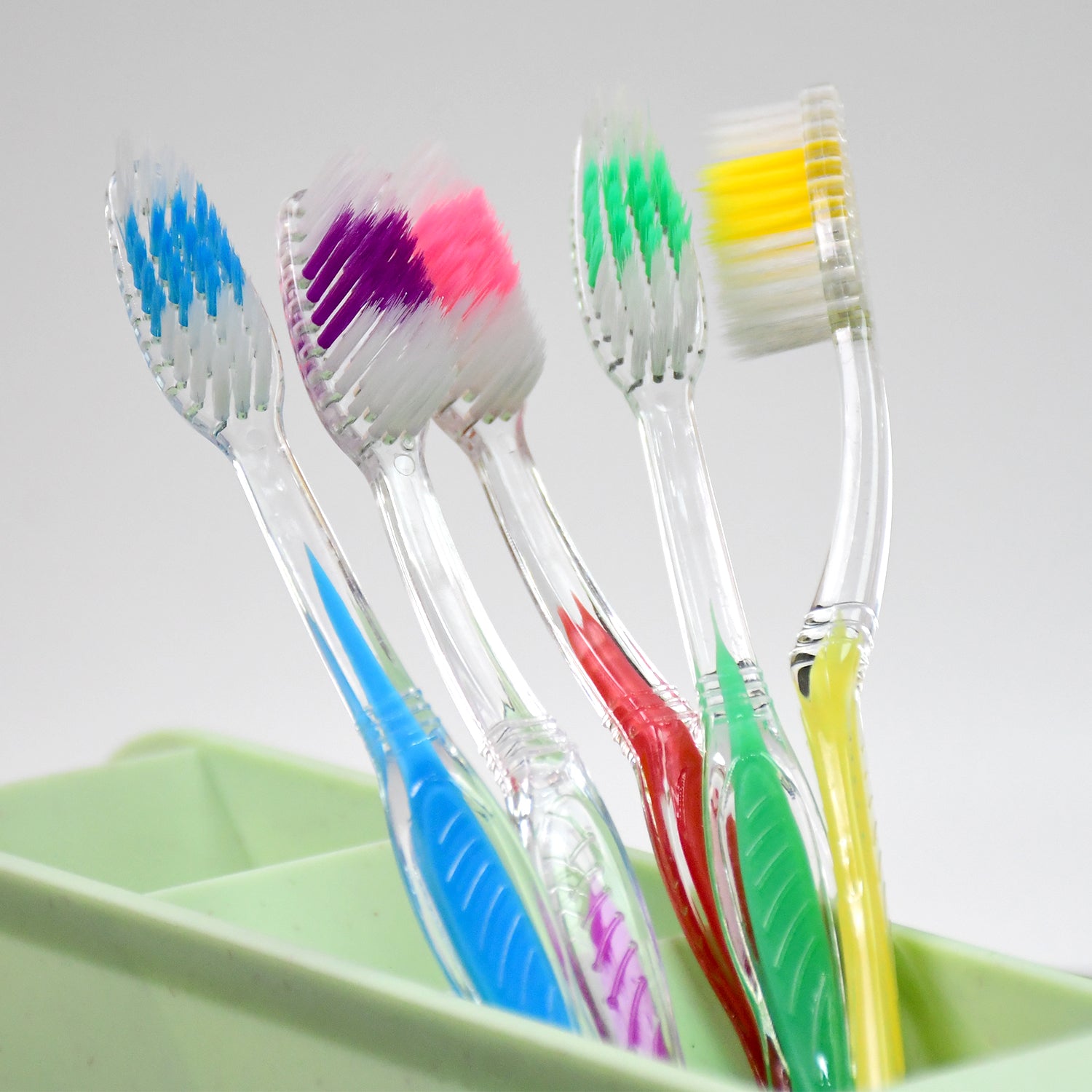 Premium Plastic Toothbrush (1 Pc  Mix Color) - LootFaat