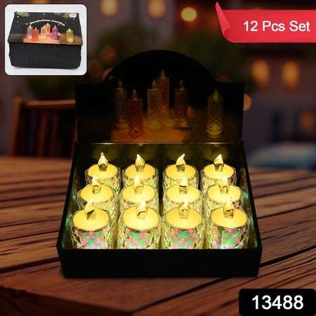 Festive Lighting For Any Occasion 12 Pack Led Tealight Candles - LootFaat