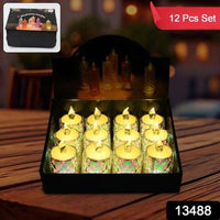 Festive Lighting For Any Occasion 12 Pack Led Tealight Candles - LootFaat