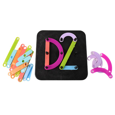 Alphabet & Number Puzzle - Creative Construction Toy for Kids - second image