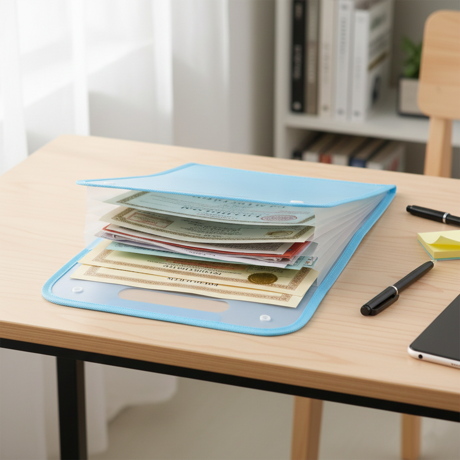 13 Pocket Document File Folder with Handle Stationery detail view 9