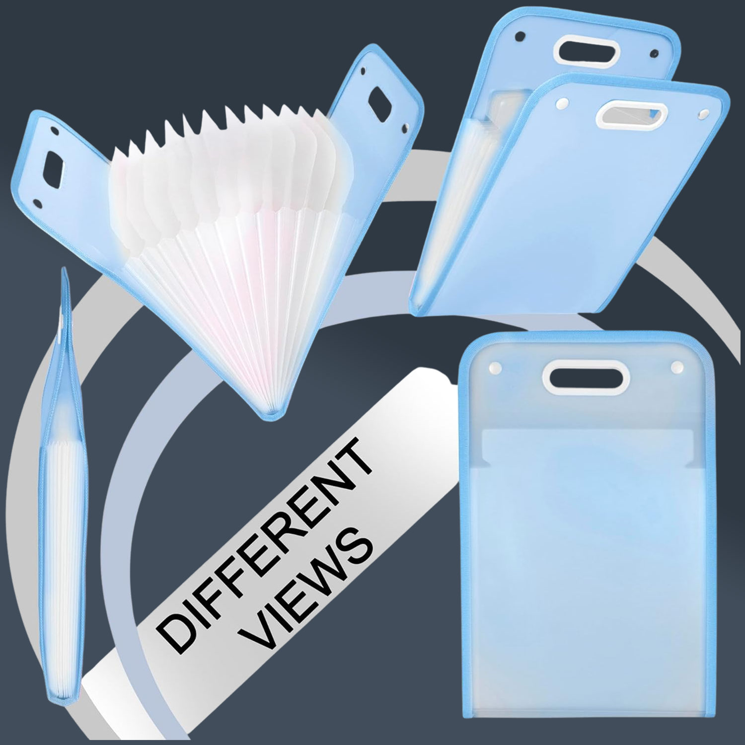 13 Pocket Document File Folder with Handle Stationery detail view 3