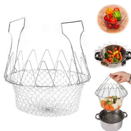 Foldable Strainer Chef Basket - LootFaat