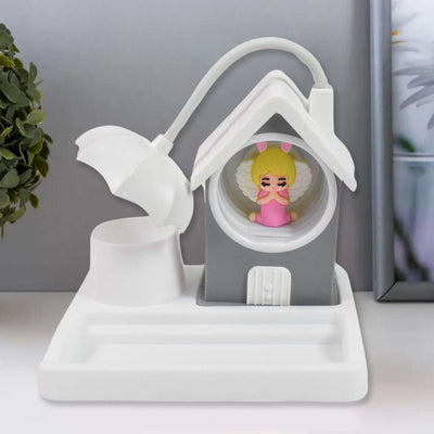 Cute Lovely Cartoon  Home Design With Plastic Base Led Desk Light Multi Color Changes (1 Pc) - second image