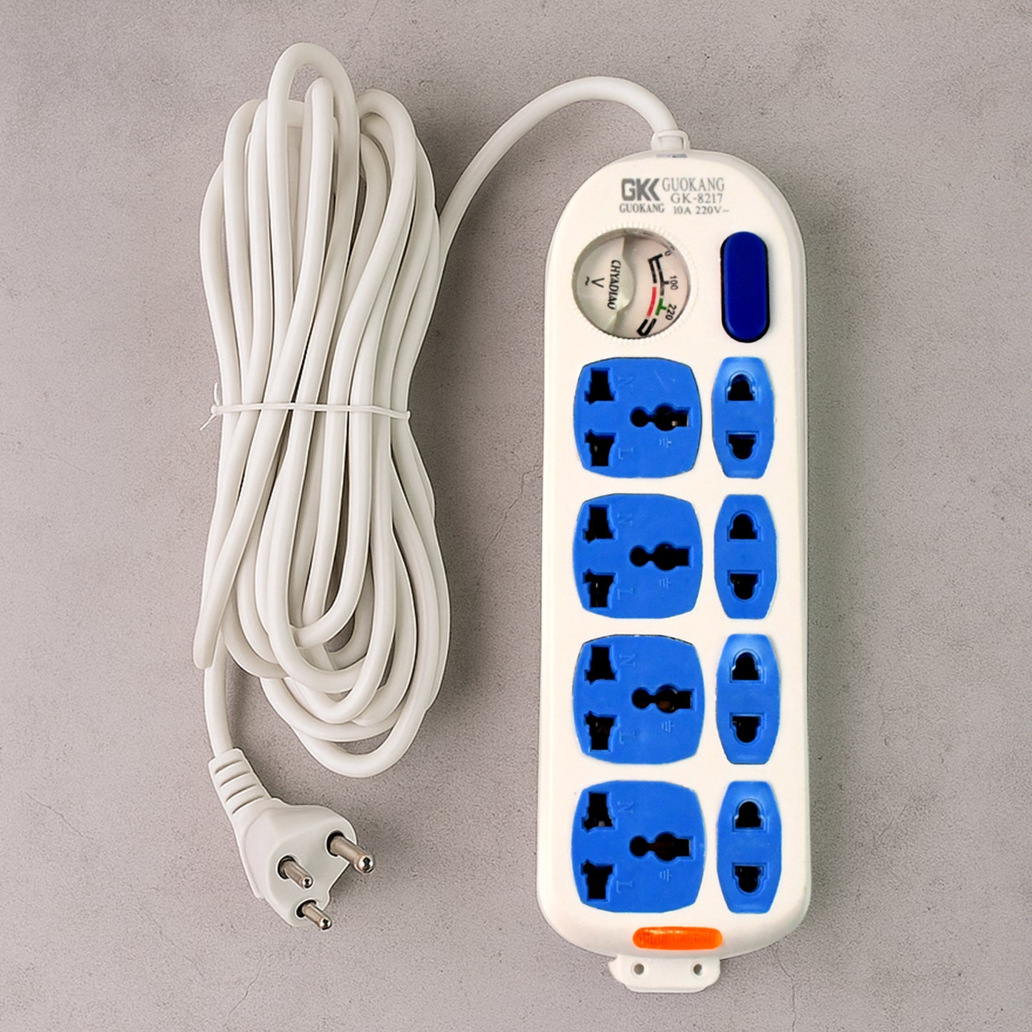 8 Socket Heavy Duty Extension Board with 10 Meter Cable