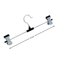Hangers With 2-adjustable Anti-rust Clips (Pack Of 12) - LootFaat